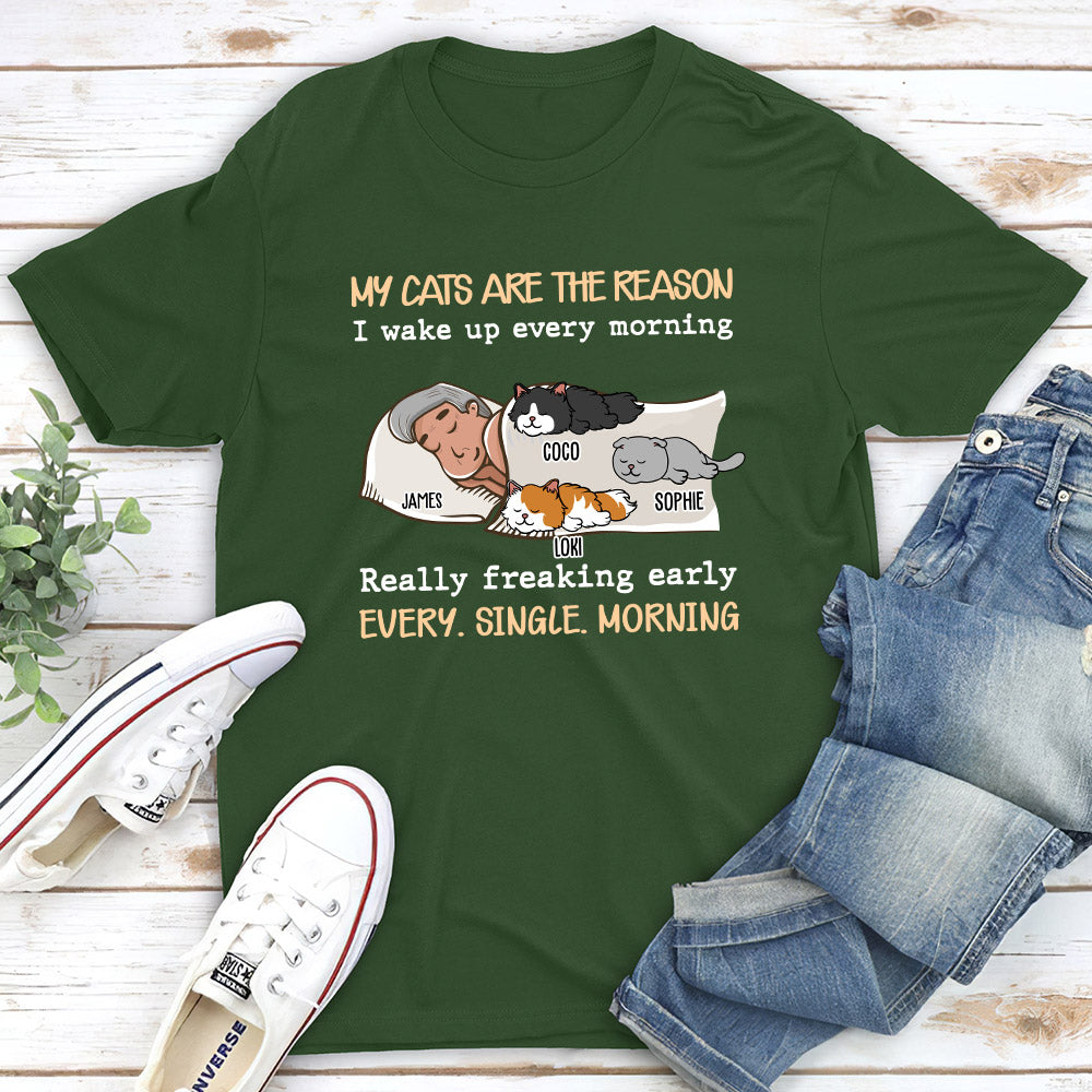 Personalized Custom 'My Pet Is The Reason' Premium T-shirt - Ideal Gift for Pet Lovers