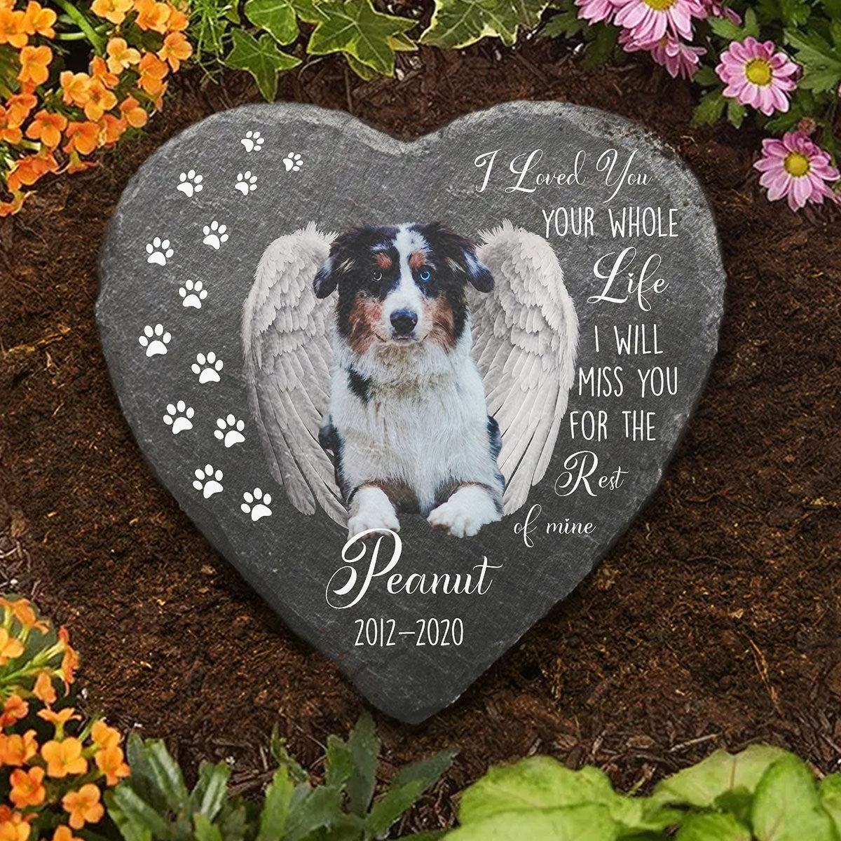 Forever in Our Hearts - Personalized Custom Pet Memorial Stone