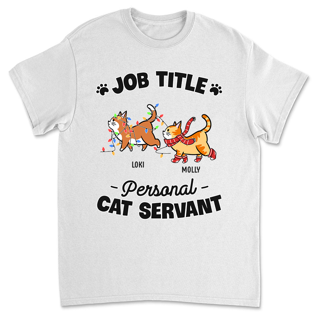Personalized Custom Unisex Pet Lover T-shirt - The Ideal Personal Servant
