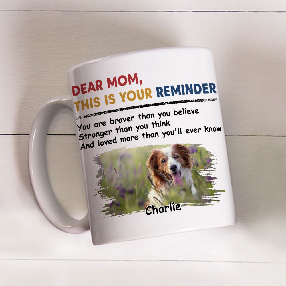 Personalized Custom Reminder Coffee Mug - Ideal Gift for Pet Lovers