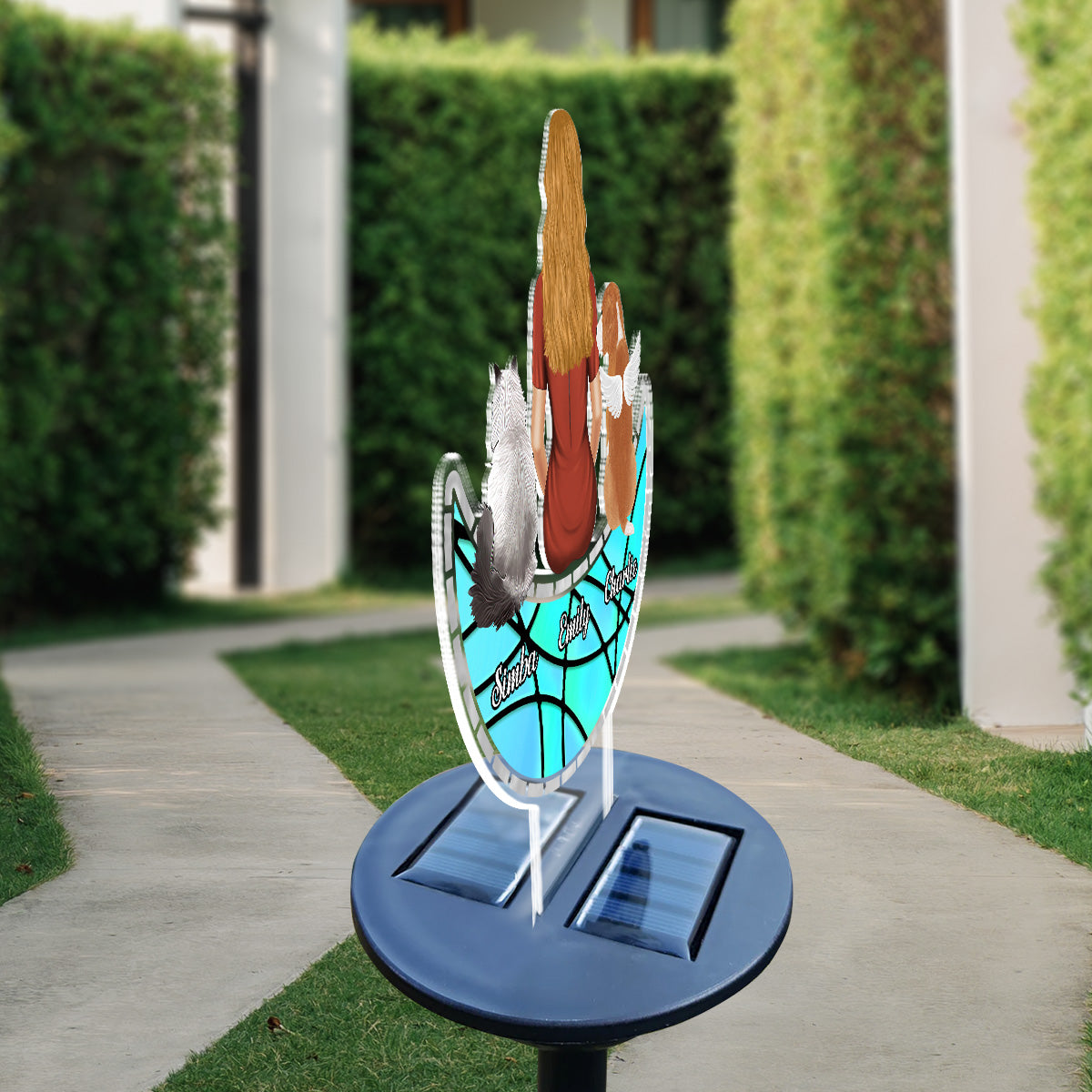 Forever Remembered - Personalized Custom Solar Photo Light