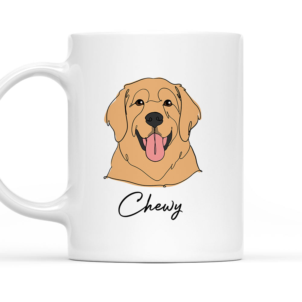 Customizable Personalized Dog-Themed Coffee Mug
