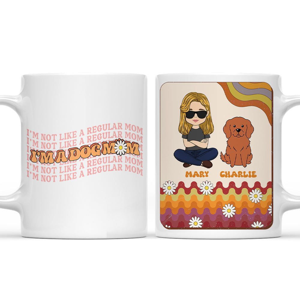 Personalized 'I'm a Dog Mom' Custom Coffee Mug - Ideal Gift for Pet Lovers