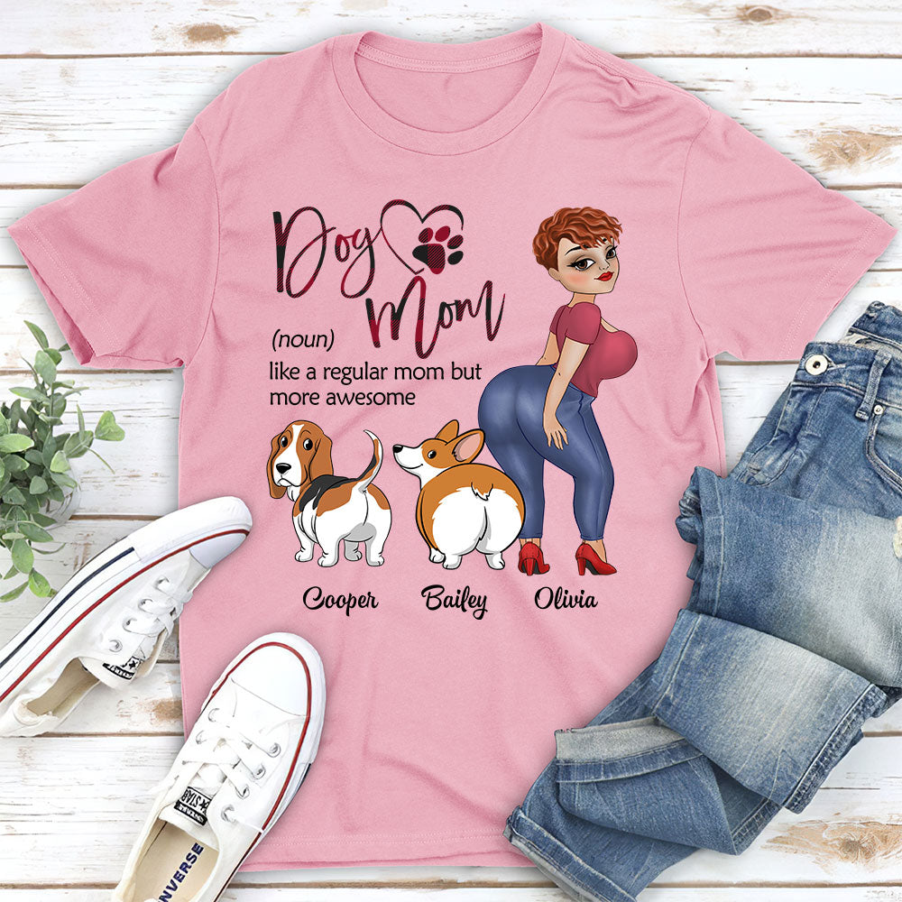 Awesome Mom - Personalized Custom Unisex Pet Lover T-shirt