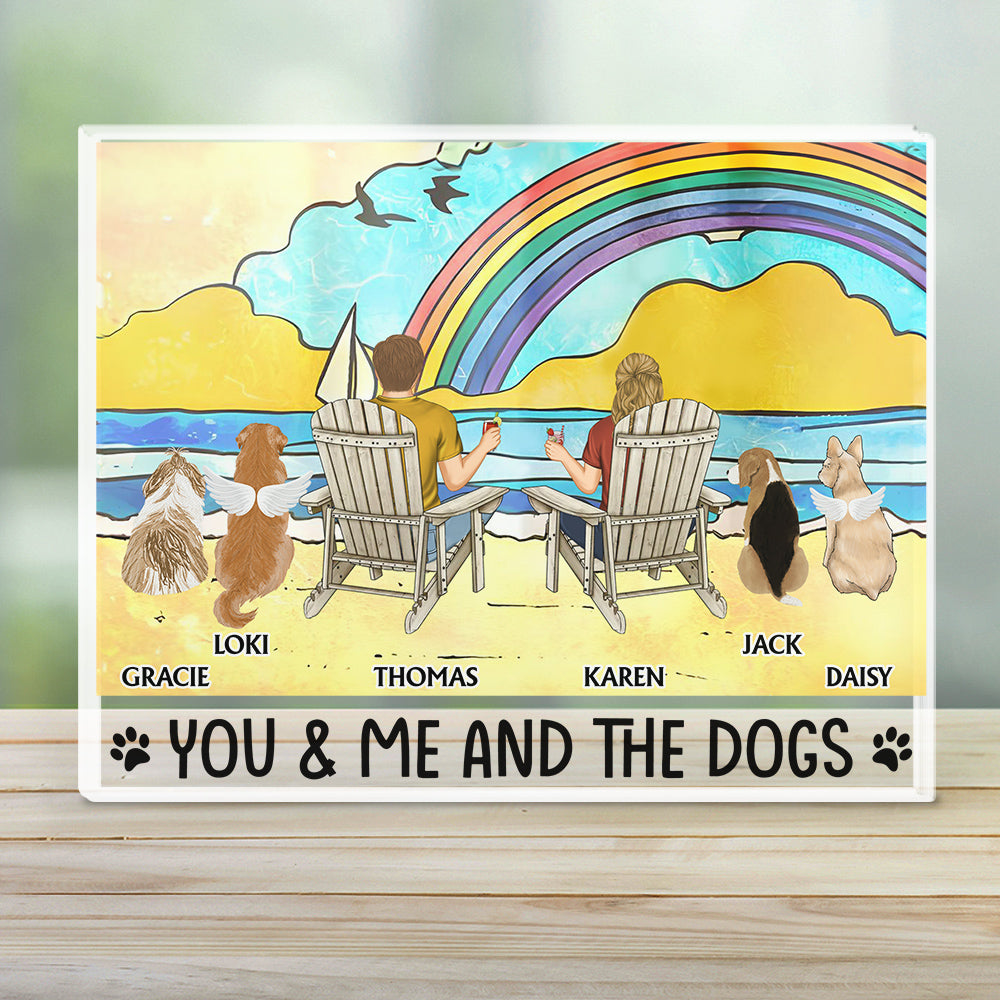 Happy Family - Exquisite Personalized Acrylic Memorial Plaque