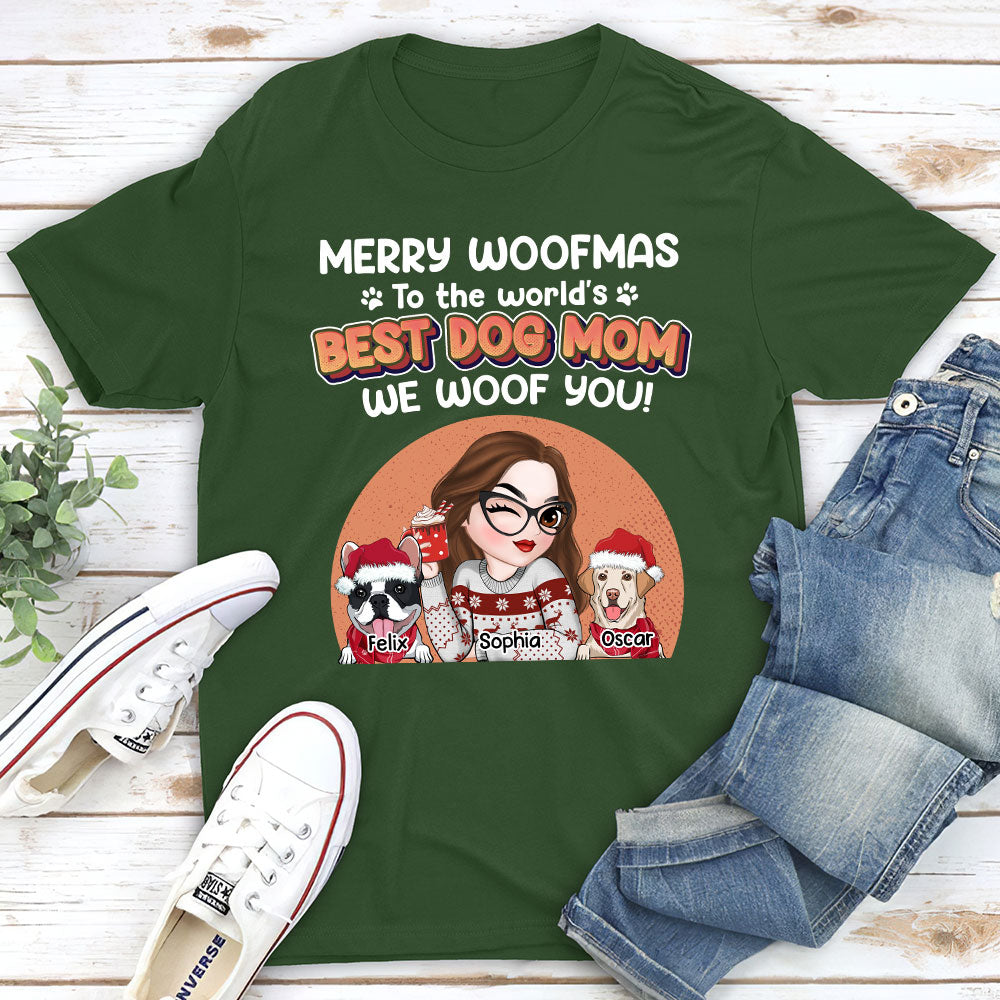 Personalized Custom Unisex 'Best Dog Mom' T-shirt - Ideal Gift for Pet Lovers