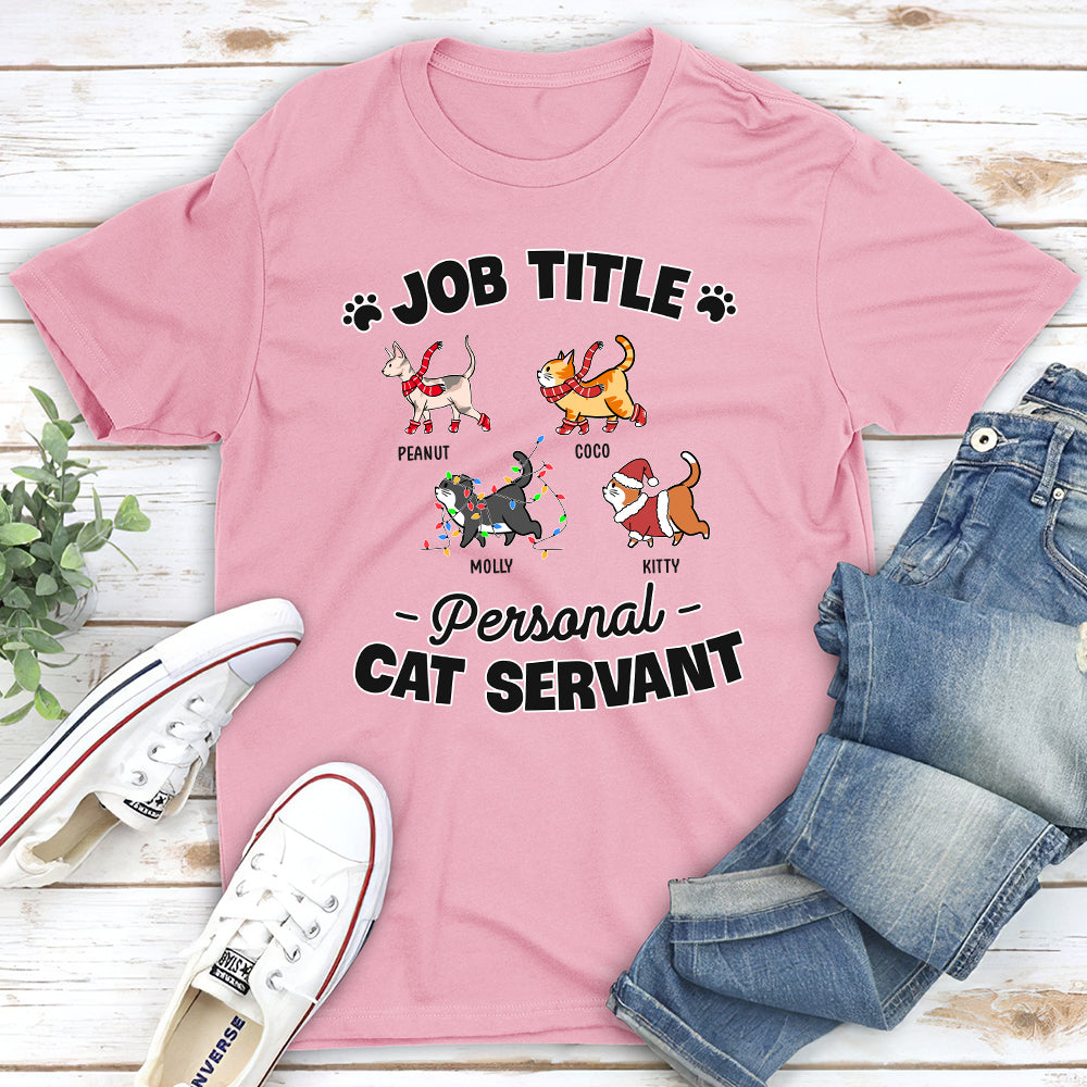 Personalized Custom Unisex Pet Lover T-shirt - The Ideal Personal Servant