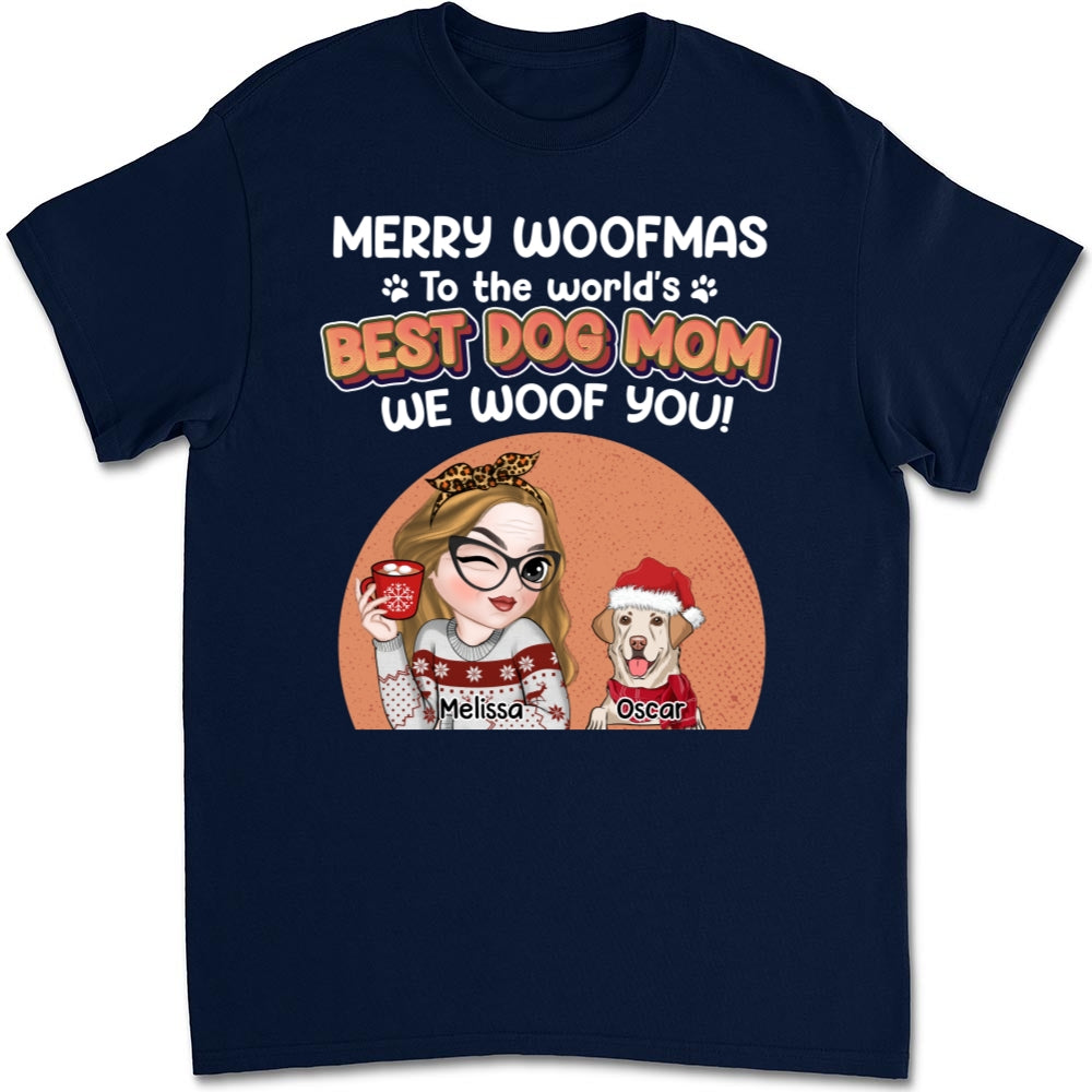 Personalized Custom Unisex 'Best Dog Mom' T-shirt - Ideal Gift for Pet Lovers