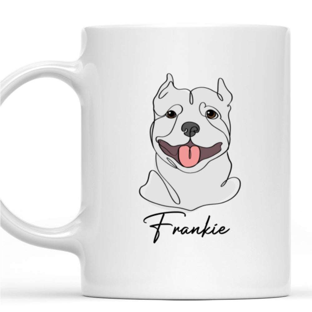 Customizable Personalized Dog-Themed Coffee Mug