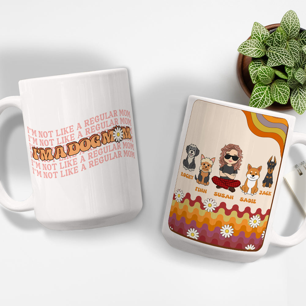 Personalized 'I'm a Dog Mom' Custom Coffee Mug - Ideal Gift for Pet Lovers