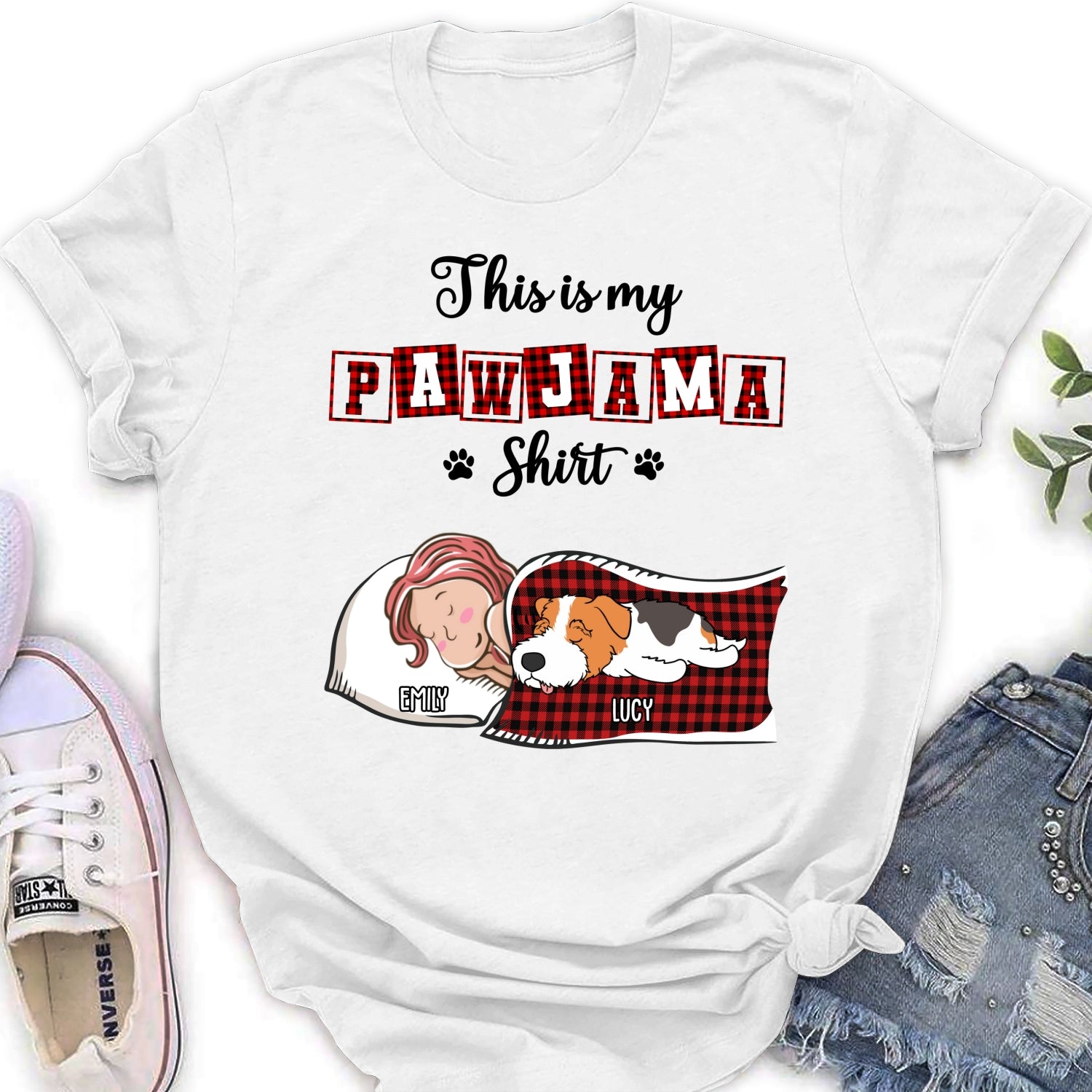 Personalized Custom Women's Sleep T-shirt - My Sleepshirt Ver 2