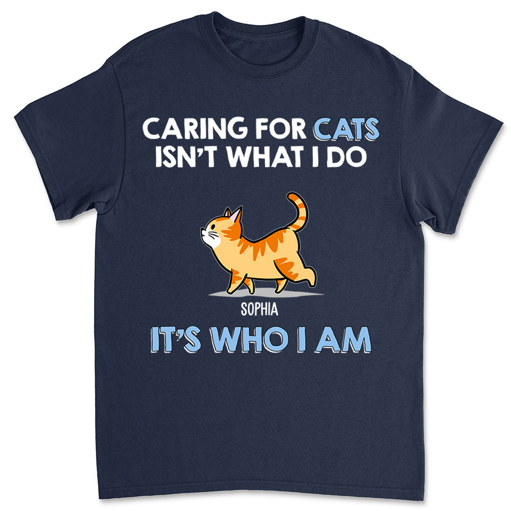 Personalized Unisex Cat - Lovers Walking Cat T - shirt for Pet Enthusiasts