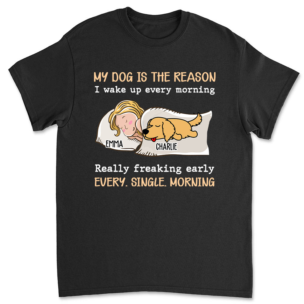 Personalized Custom 'My Pet Is The Reason' Premium T-shirt - Ideal Gift for Pet Lovers