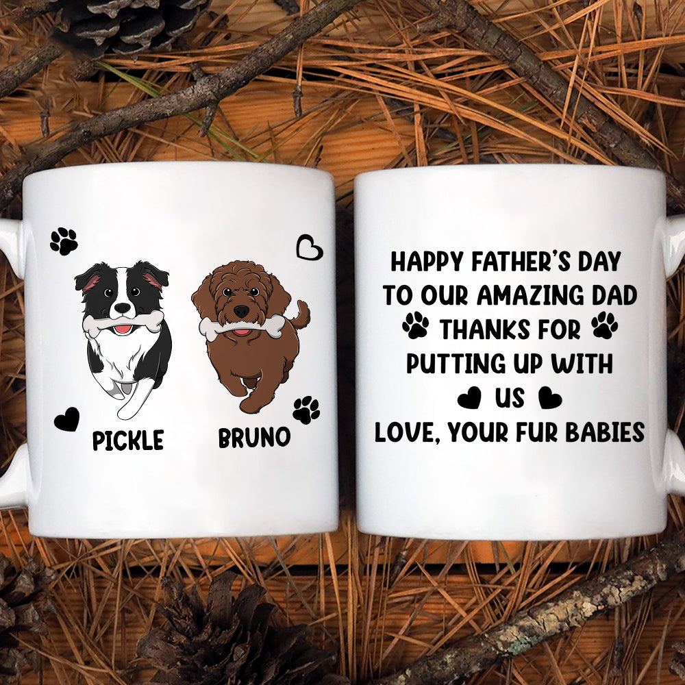 Personalized Custom 'Putting Up With Me' Coffee Mug - Ideal Gift for Pet Lovers