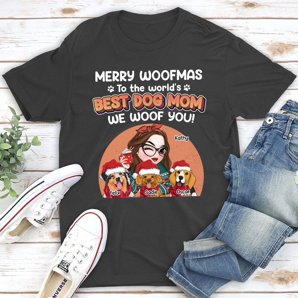 Personalized Custom Unisex 'Best Dog Mom' T-shirt - Ideal Gift for Pet Lovers