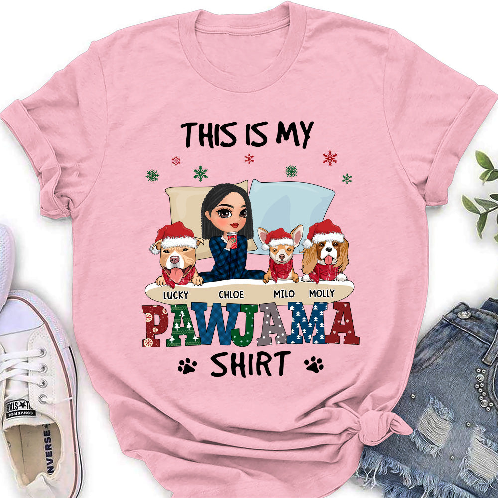 Customizable Pawjama Sleepshirt - Personalized Women's T-shirt for Pet Lovers