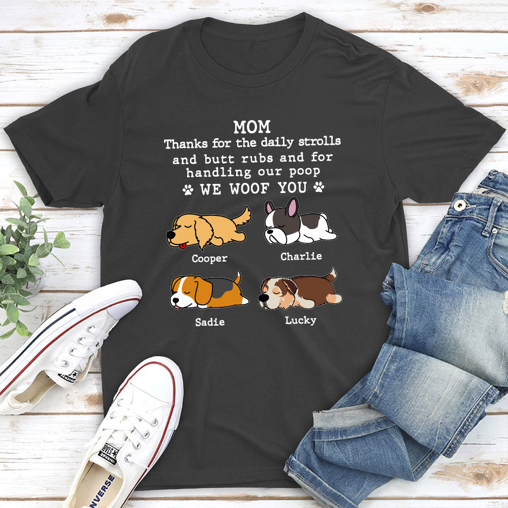 Personalized Custom Unisex 'Handling My Poop' T-shirt - Ideal Gift for Pet Lovers