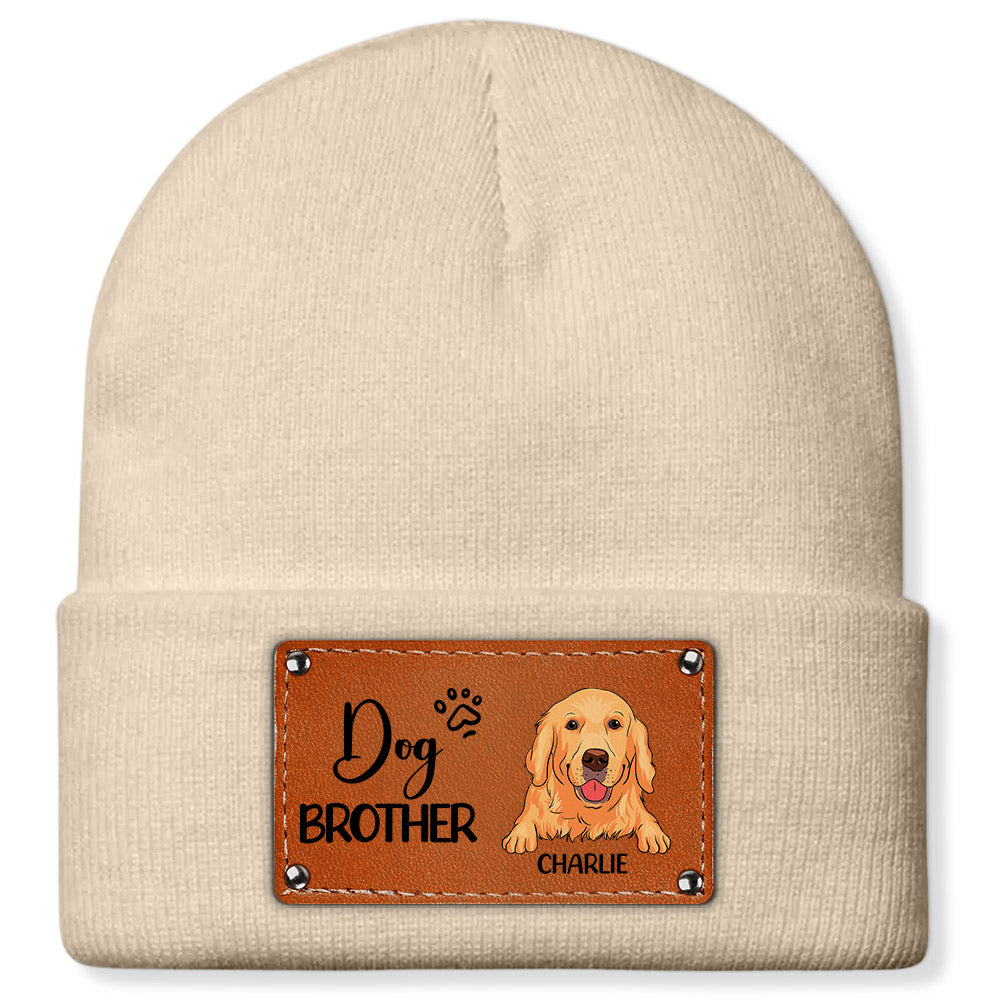 Dog Brother - Customizable Personalized Baby Beanie for Fall and Winter