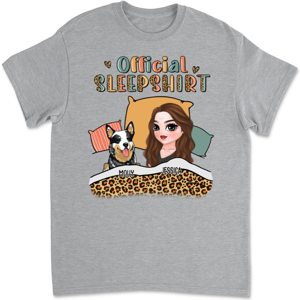 Personalized Custom Unisex Sleepshirt Version 2 - Ideal Gift for Pet Lovers