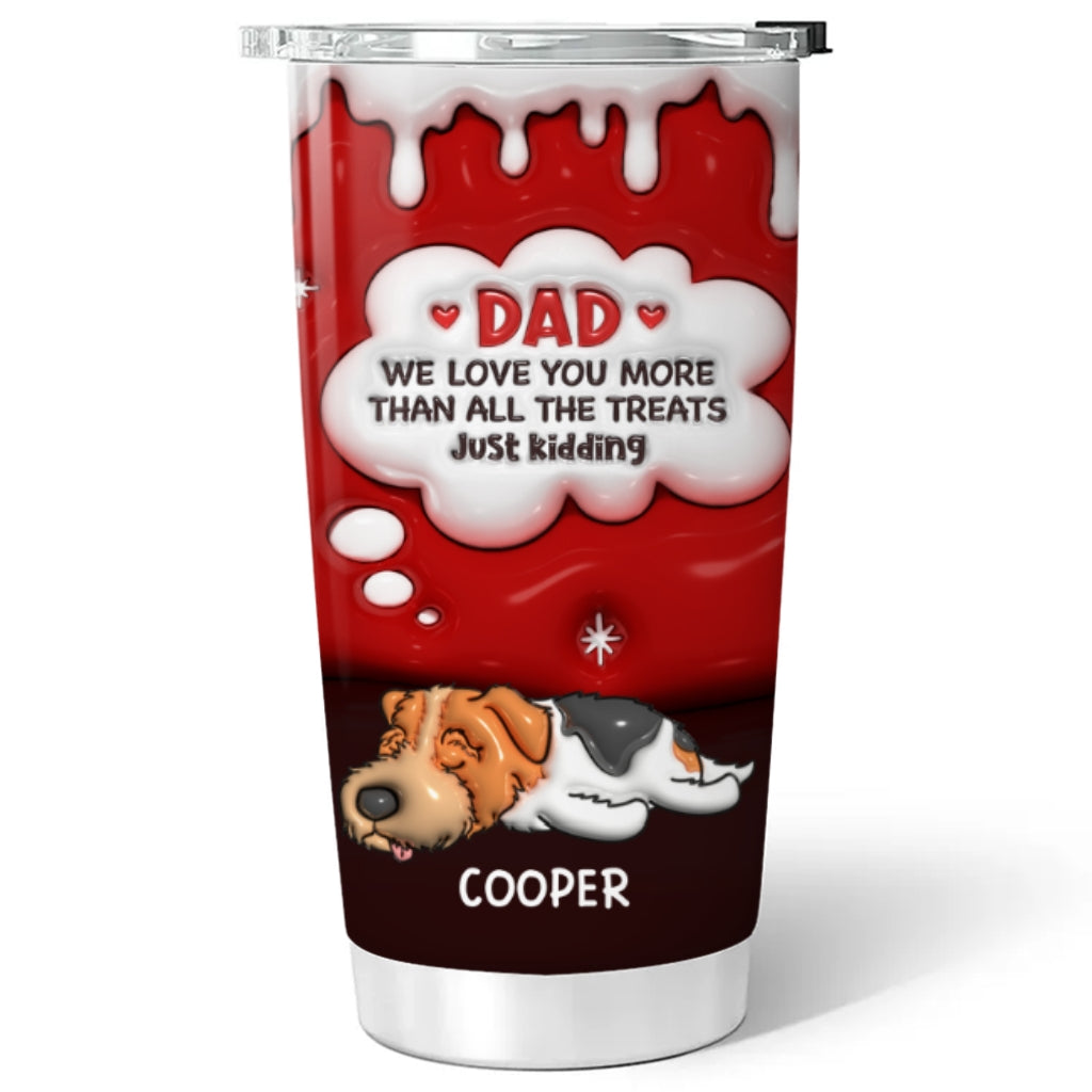 Personalized 3D Inflated Effect Tumbler - A Perfect Gift for Parents