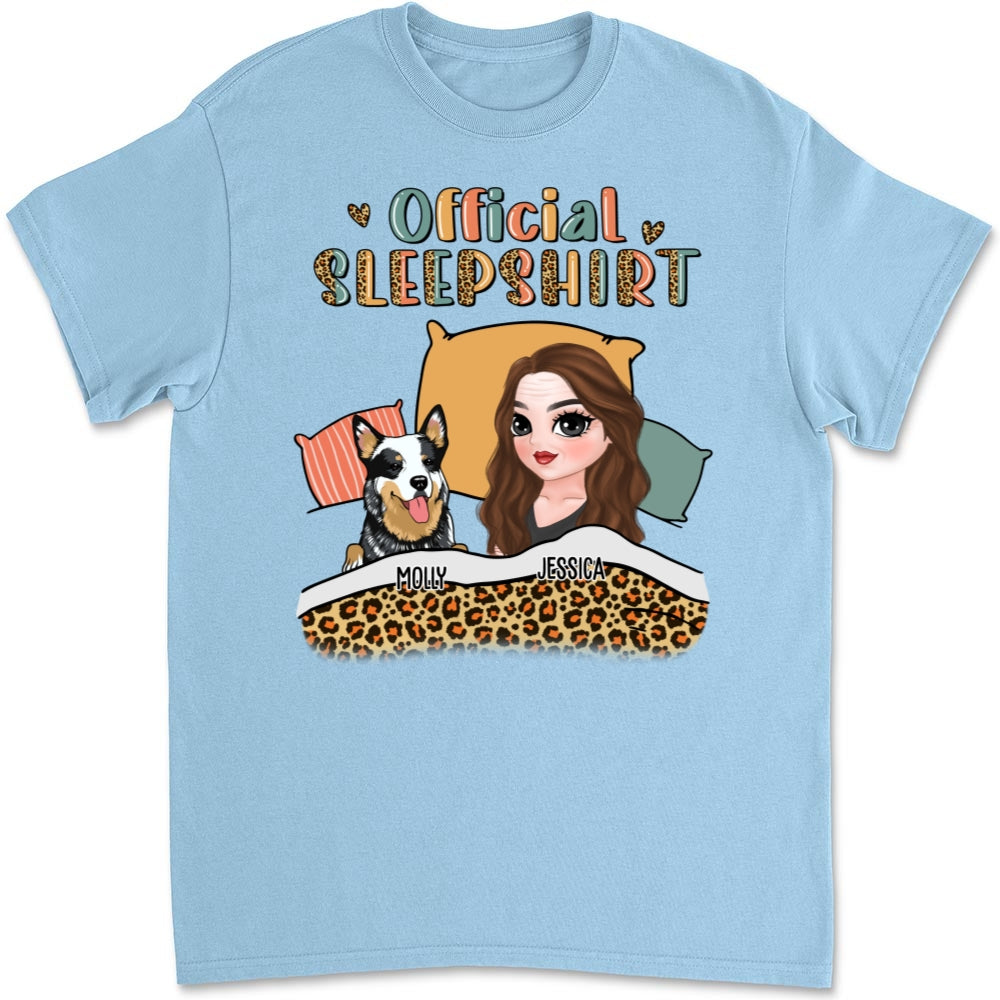 Personalized Custom Unisex Sleepshirt Version 2 - Ideal Gift for Pet Lovers