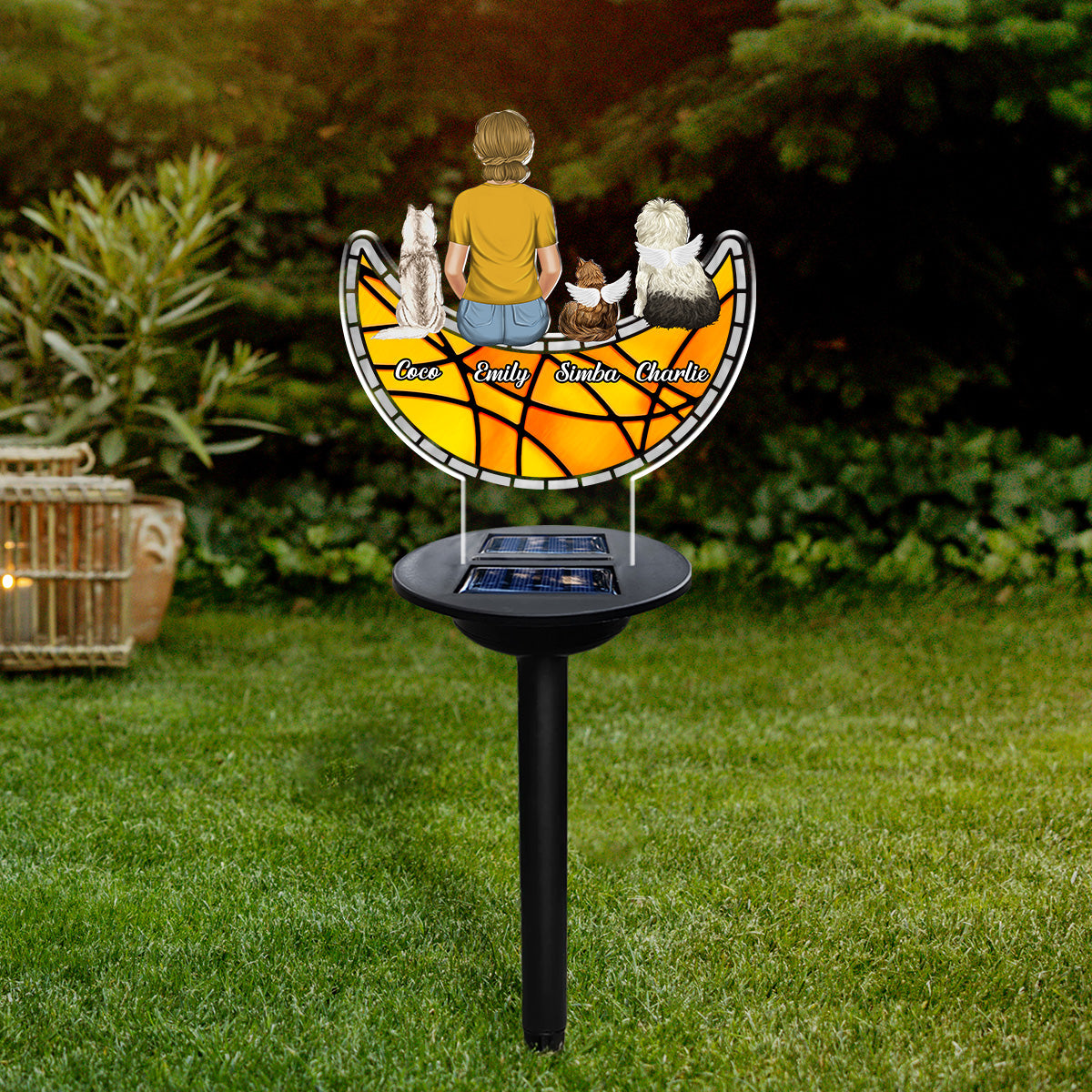 Forever Remembered - Personalized Custom Solar Photo Light