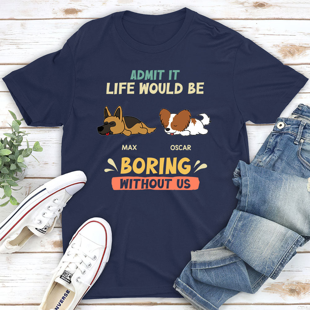 Personalized Premium 'No Sleep, Fun Awaits' Dog T-shirt for Pet Lovers