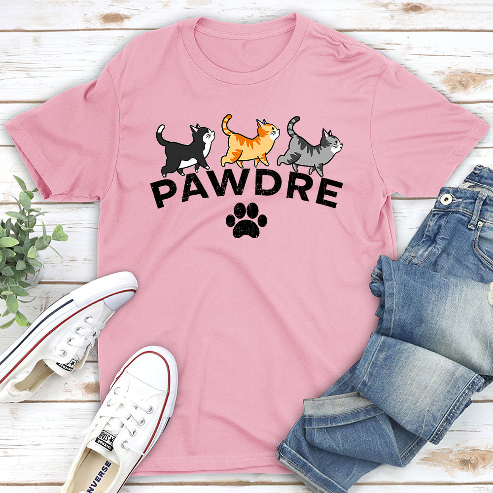 Cat Pawdre - Customizable Unisex Personalized Cat - Themed T - shirt for Pet Lovers