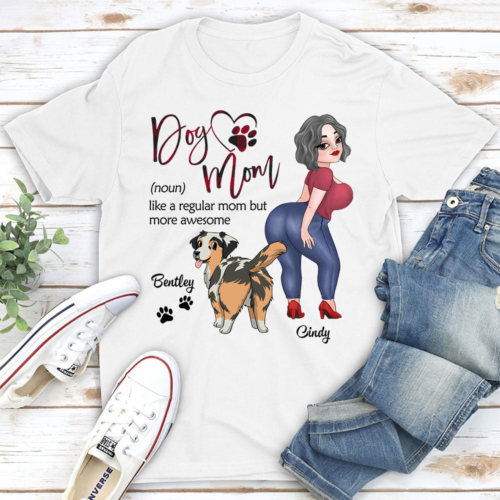 Awesome Mom - Personalized Custom Unisex Pet Lover T-shirt