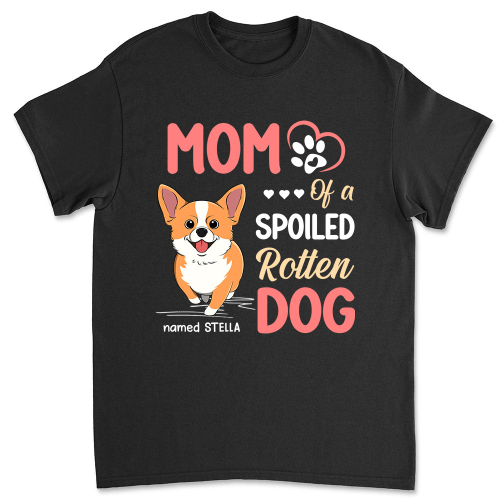 Personalized Unisex T-shirt for Proud Parents of Spoiled Dogs