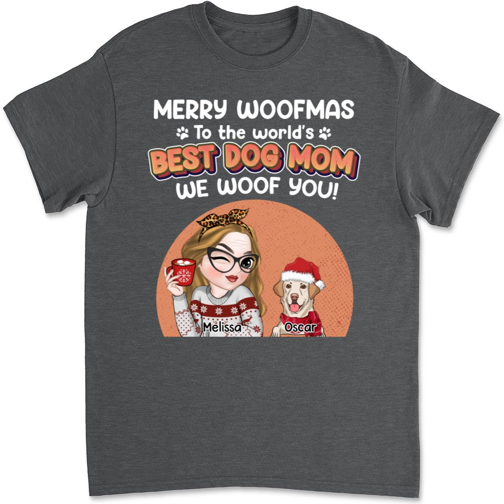 Personalized Custom Unisex 'Best Dog Mom' T-shirt - Ideal Gift for Pet Lovers