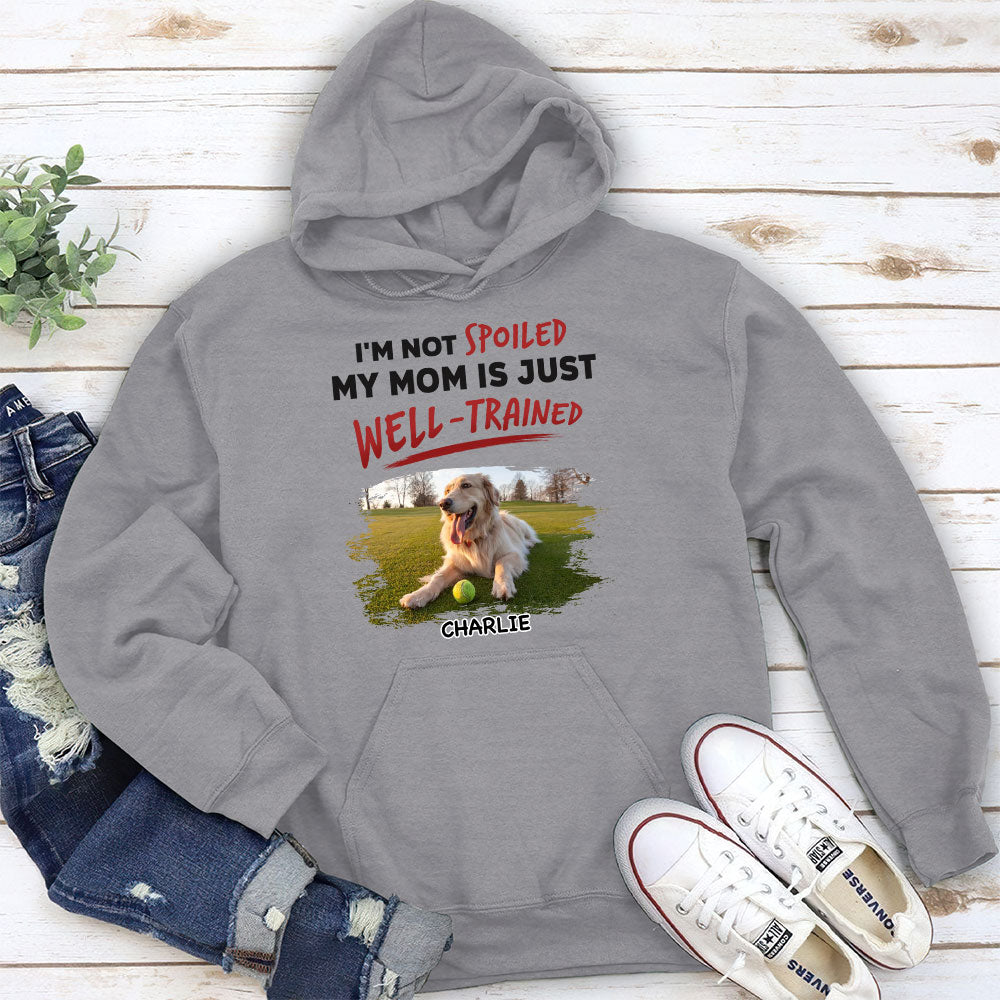 Customizable 'Our Dad Is Just Well Trained' Hoodie - Ideal Gift for Pet Lovers