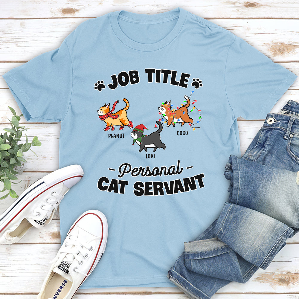 Personalized Custom Unisex Pet Lover T-shirt - The Ideal Personal Servant