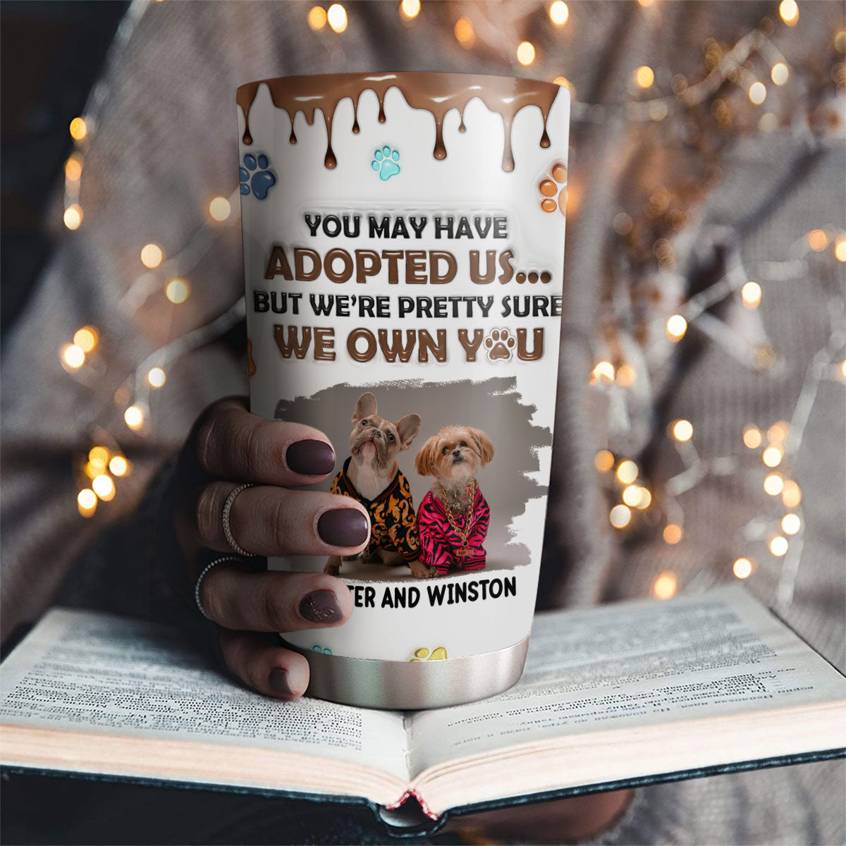 Personalized Custom 3D Inflated Effect Photo Tumbler - High - Quality Drinkware
