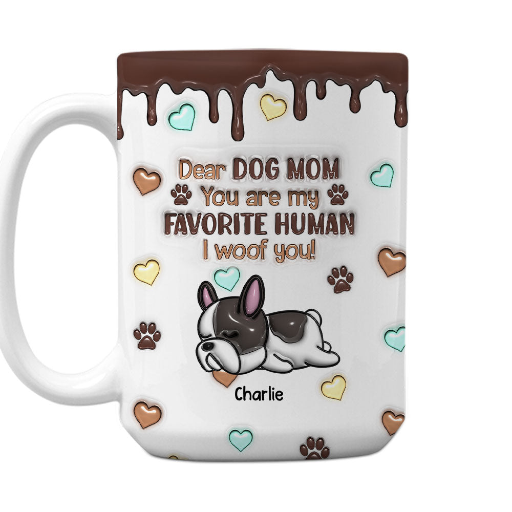 Favorite Human Version 2 - Unique Personalized 3D Inflated Effect Ceramic Mug