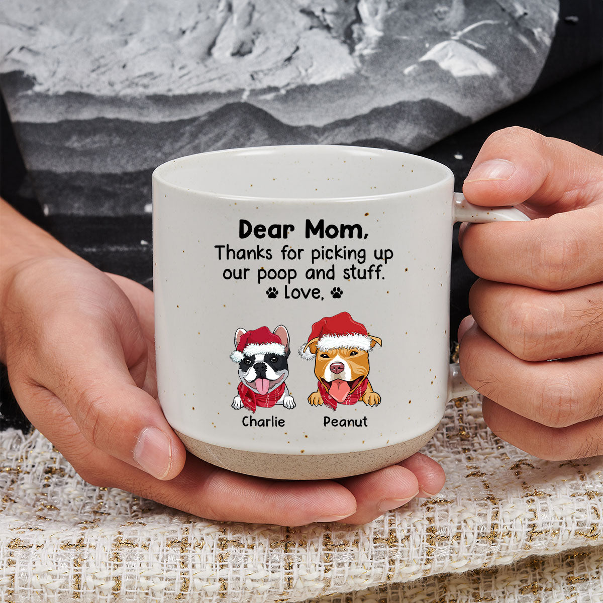 Personalized Custom Pottery Mug - Poop Lover's Edition for Beverage Enjoyment