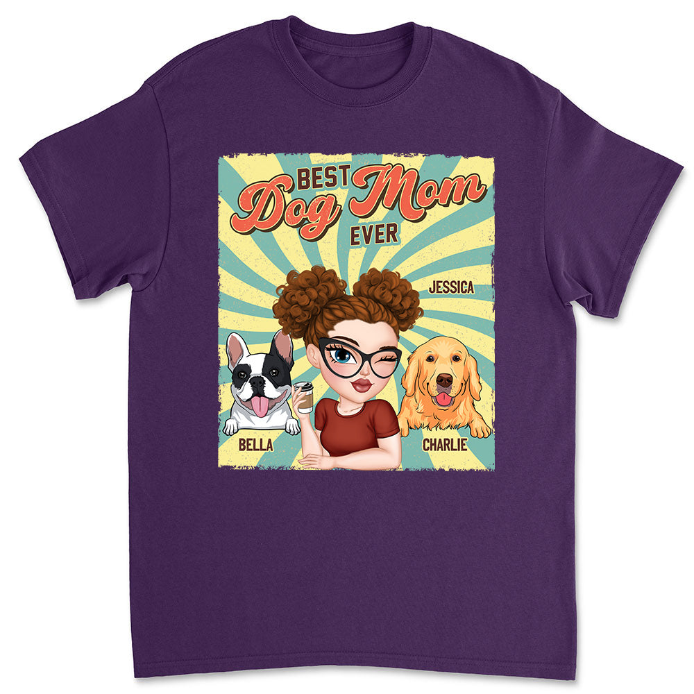 Customizable Retro Funny Dog Unisex T-shirt - Ideal Gift for Pet Lovers