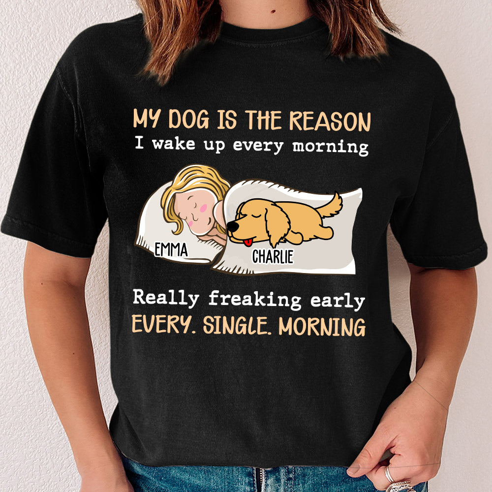 Personalized Custom 'My Pet Is The Reason' Premium T-shirt - Ideal Gift for Pet Lovers
