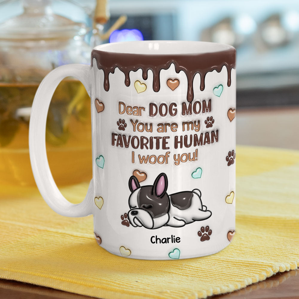 Favorite Human Version 2 - Unique Personalized 3D Inflated Effect Ceramic Mug