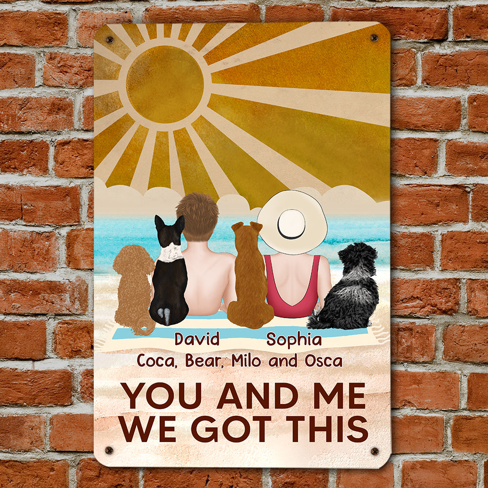 Customizable Personalized Metal Sign - 'We Got This' for Memorable Decor