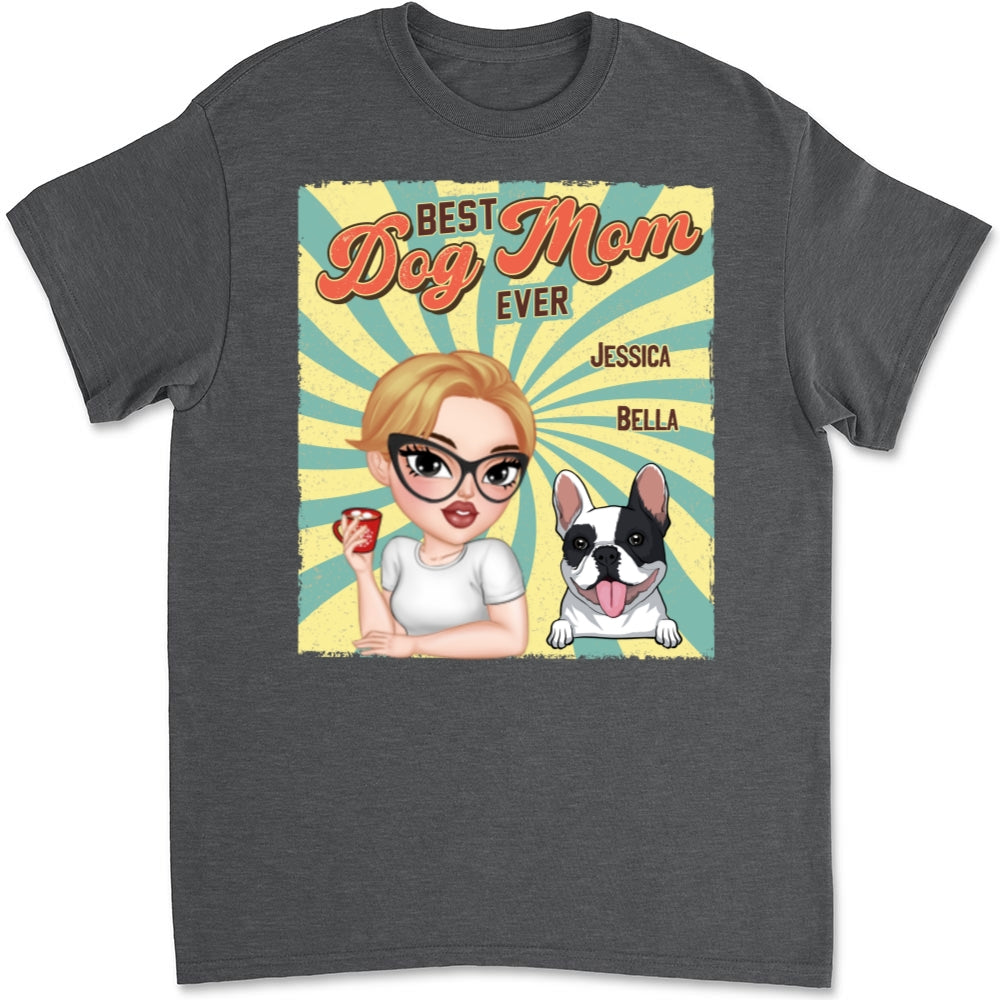 Customizable Retro Funny Dog Unisex T-shirt - Ideal Gift for Pet Lovers