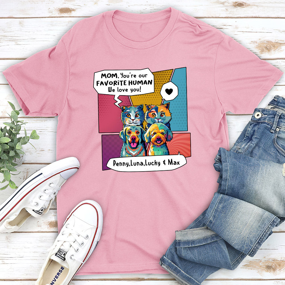 Pop Art Personalized Unisex T-shirt - Ideal Gift for Pet Lovers