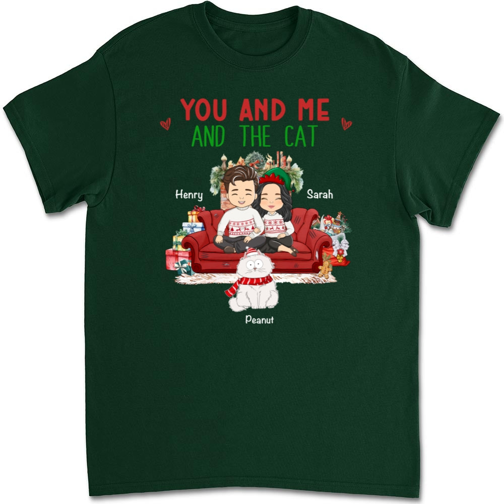 You Me Cat - Customizable Unisex Personalized T-shirt for Pet Lovers