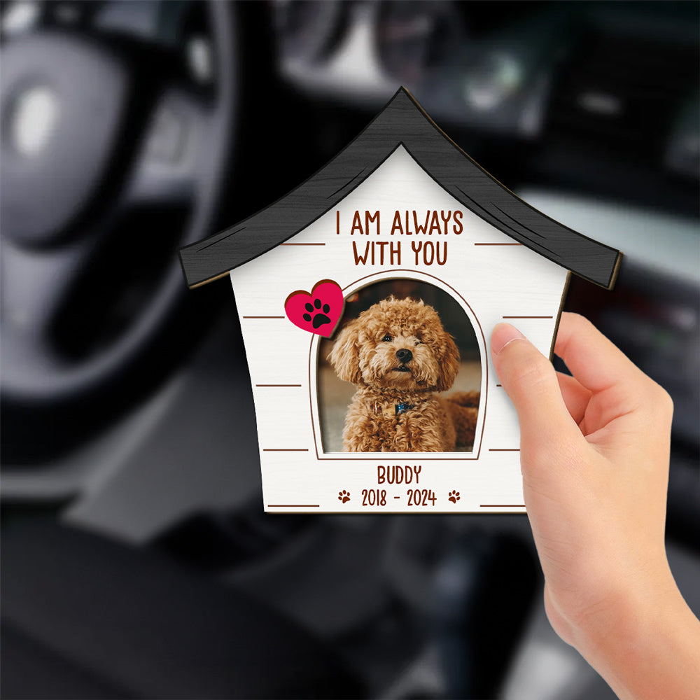 Personalized 'I Am With You' Custom Car Visor Clip - Add Style to Your Ride
