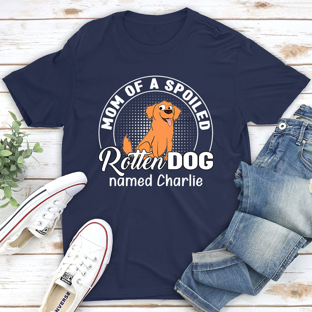 Spoiled Rotten Dog - Customizable Fluorescent Personalized T-shirt for Pet Lovers