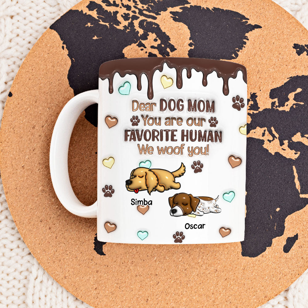 Favorite Human Version 2 - Unique Personalized 3D Inflated Effect Ceramic Mug