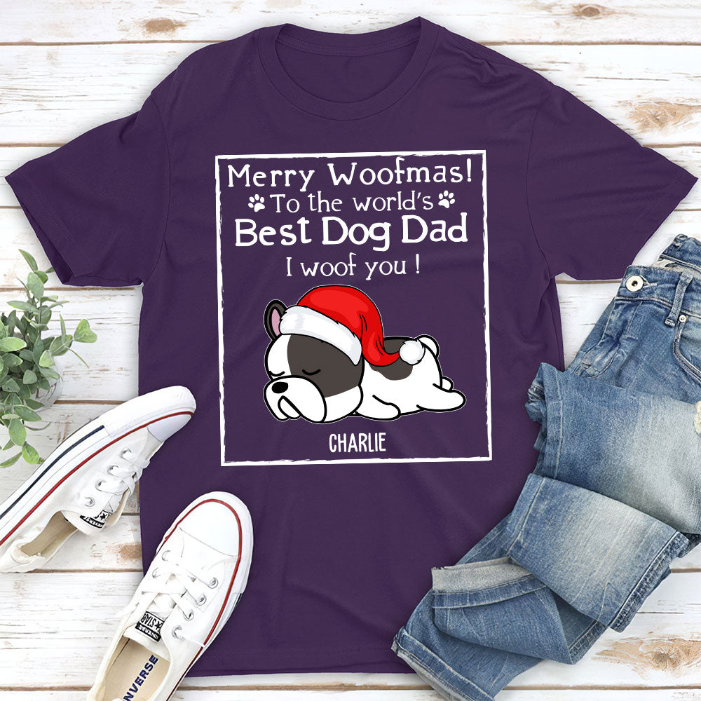 Best Dog Dad and Mom Ever - Personalized Custom Unisex Pet Lover T-shirt