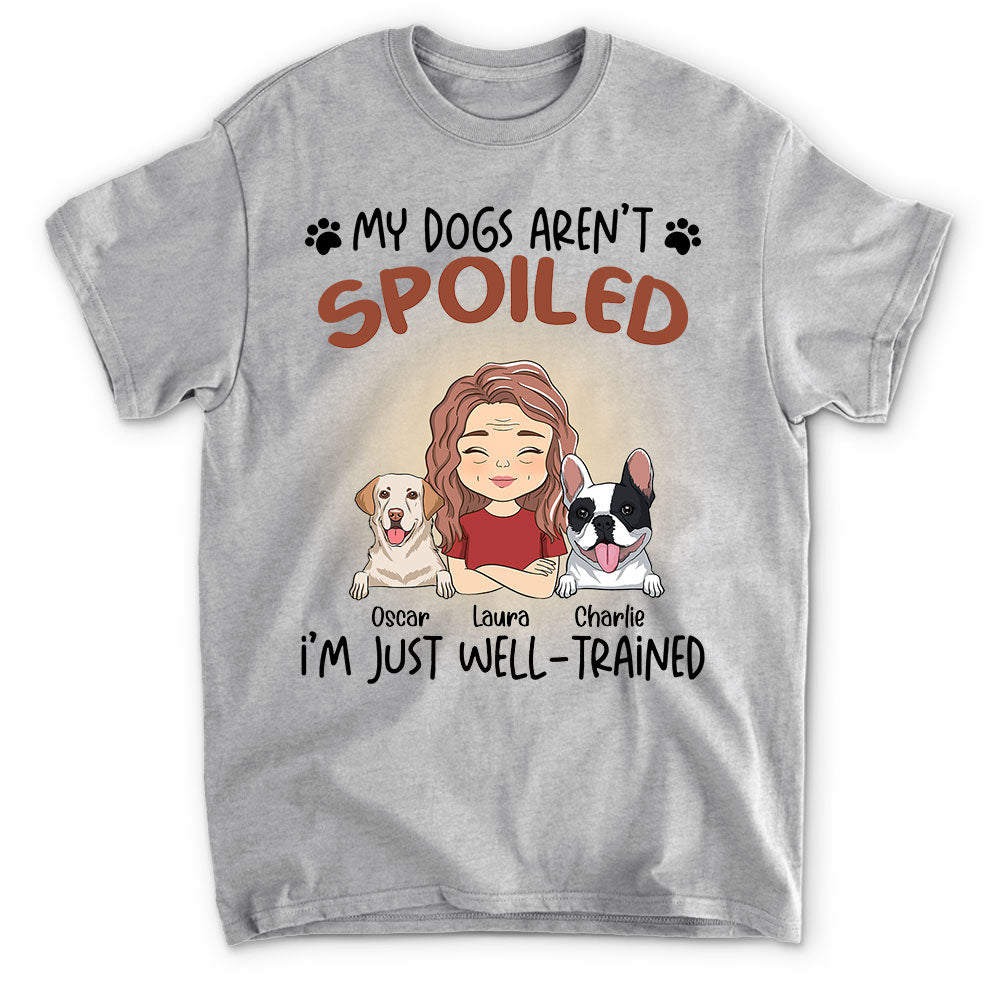 Well - Trained Owner Personalized Unisex Custom T - shirt for Pet Lovers