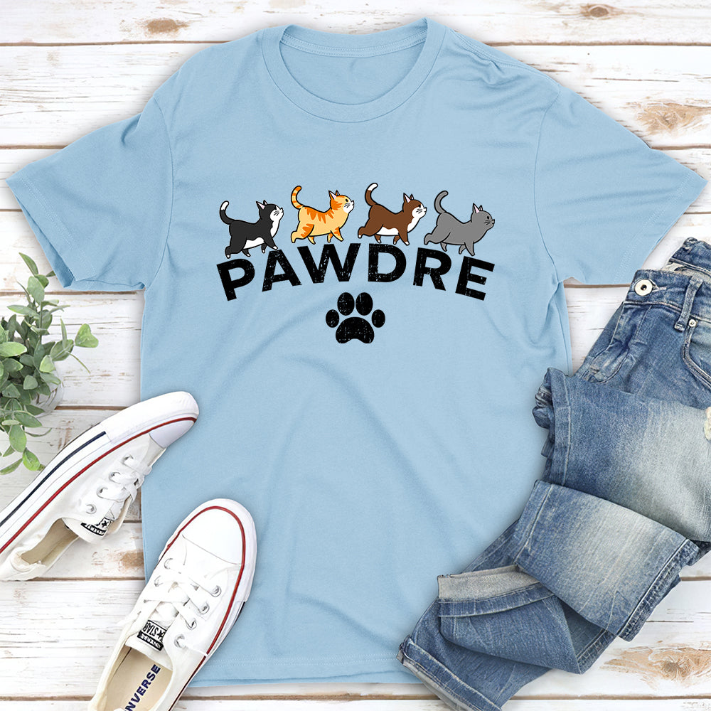 Cat Pawdre - Customizable Unisex Personalized Cat - Themed T - shirt for Pet Lovers