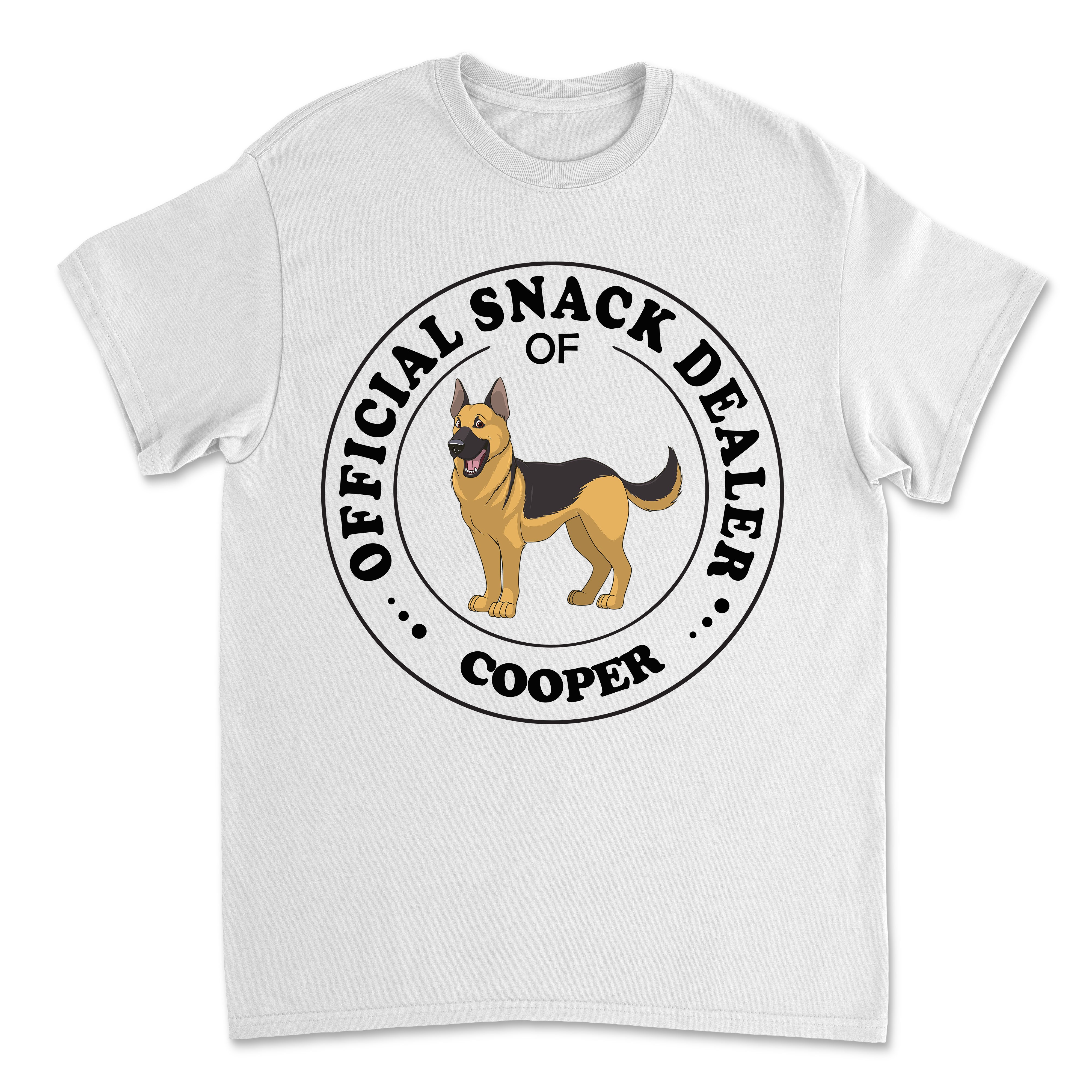 Official Snack Dealer - Customizable Unisex Personalized T - shirt for Pet Lovers